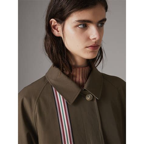 burberry watford olive coat|Burberry ladies car coats.